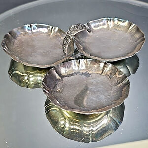 Sola 90 Silver Plated Collectible Tray For Salt Pepper Etc